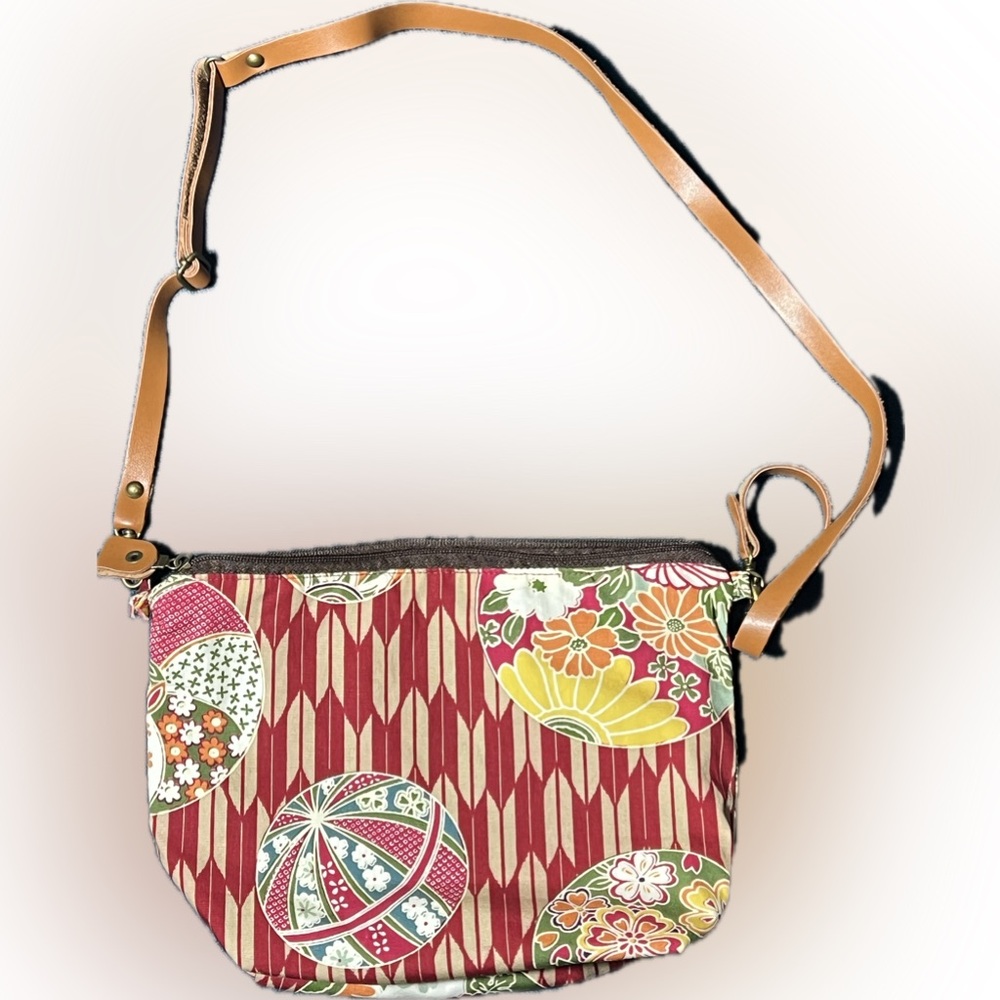 Lovely Temari Ball Print Handbag